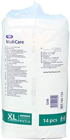 Molicare Green Extra Size Adult Diapers XL 14’S - HTC 165134A.A
