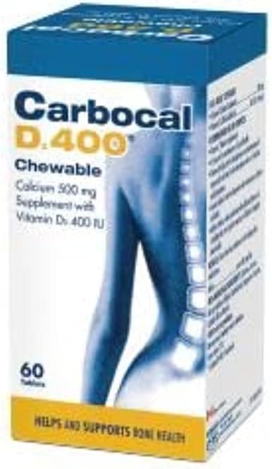 Carbocal D 400 Calcium 500 Mg Vitamine D3 400 Iu Tablets 60 Pieces