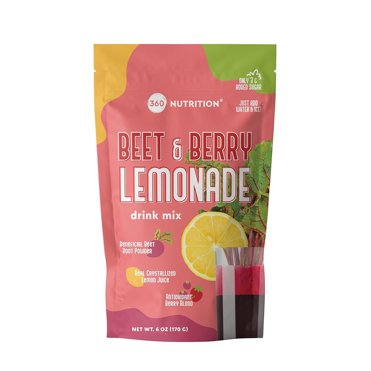 "Berry Lemonade Superfood Mix with Beet Root Powder - Antioxidant Rich Smoothie Blend"