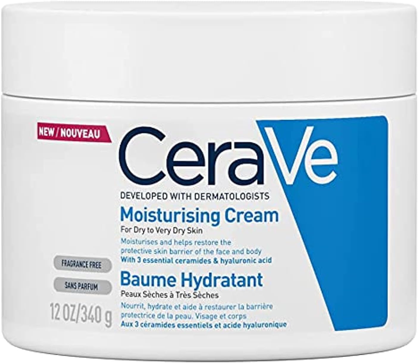Cerave Moisturising Cream For Dry To Very Dry Skin 340 Ml