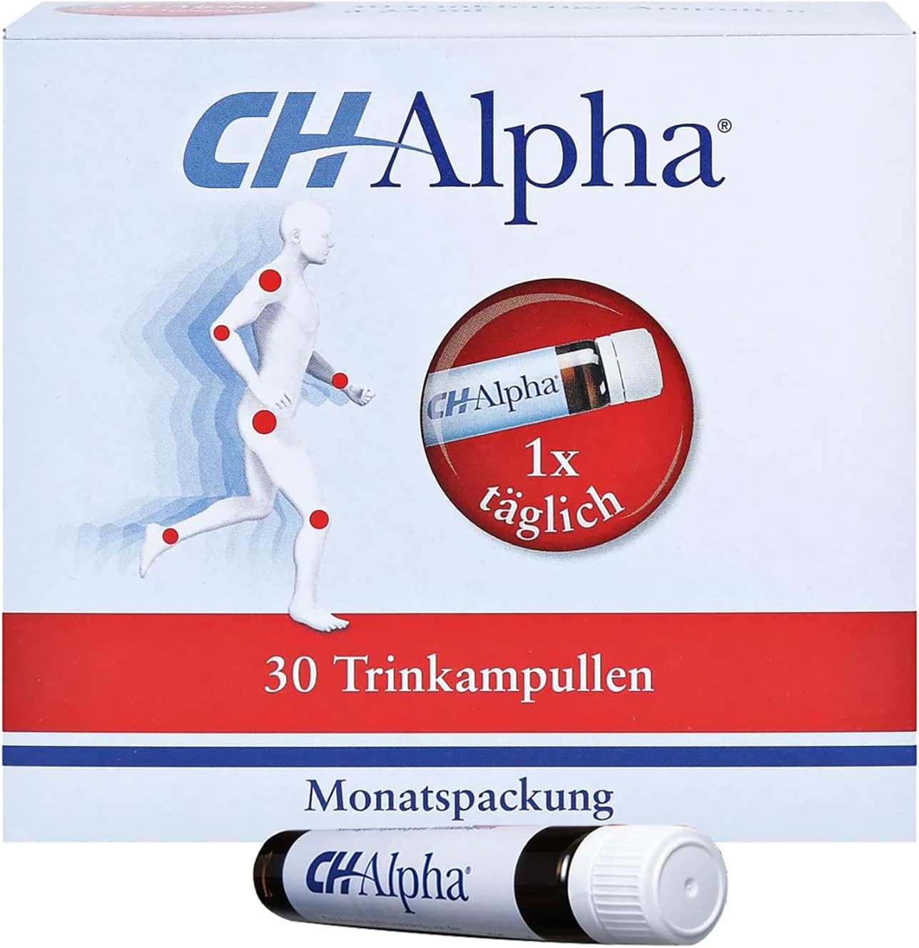 CH-Alpha gelita health Collagen CH-Alpha for Joint and Cartilage (30 x 25ml), 1 Vial Daily