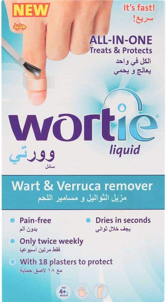 wortie Liquid Wart and Verruca Remover - 5ml