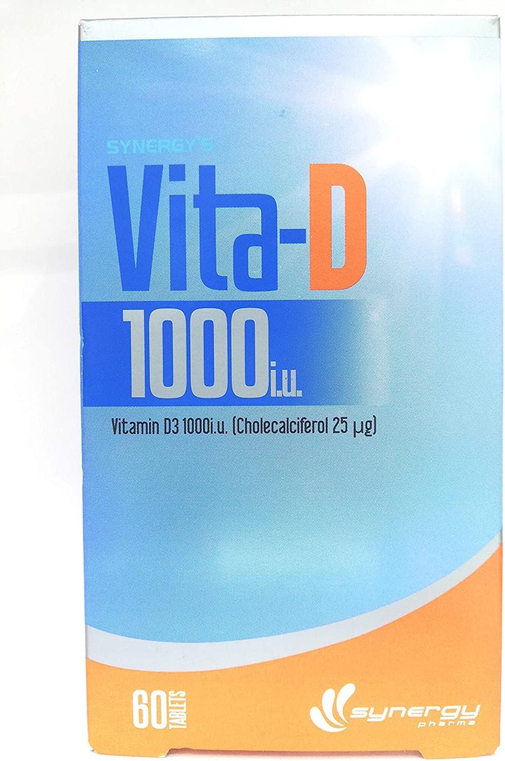 Synergy Vita-D 1000 I. U. 60 Tablets