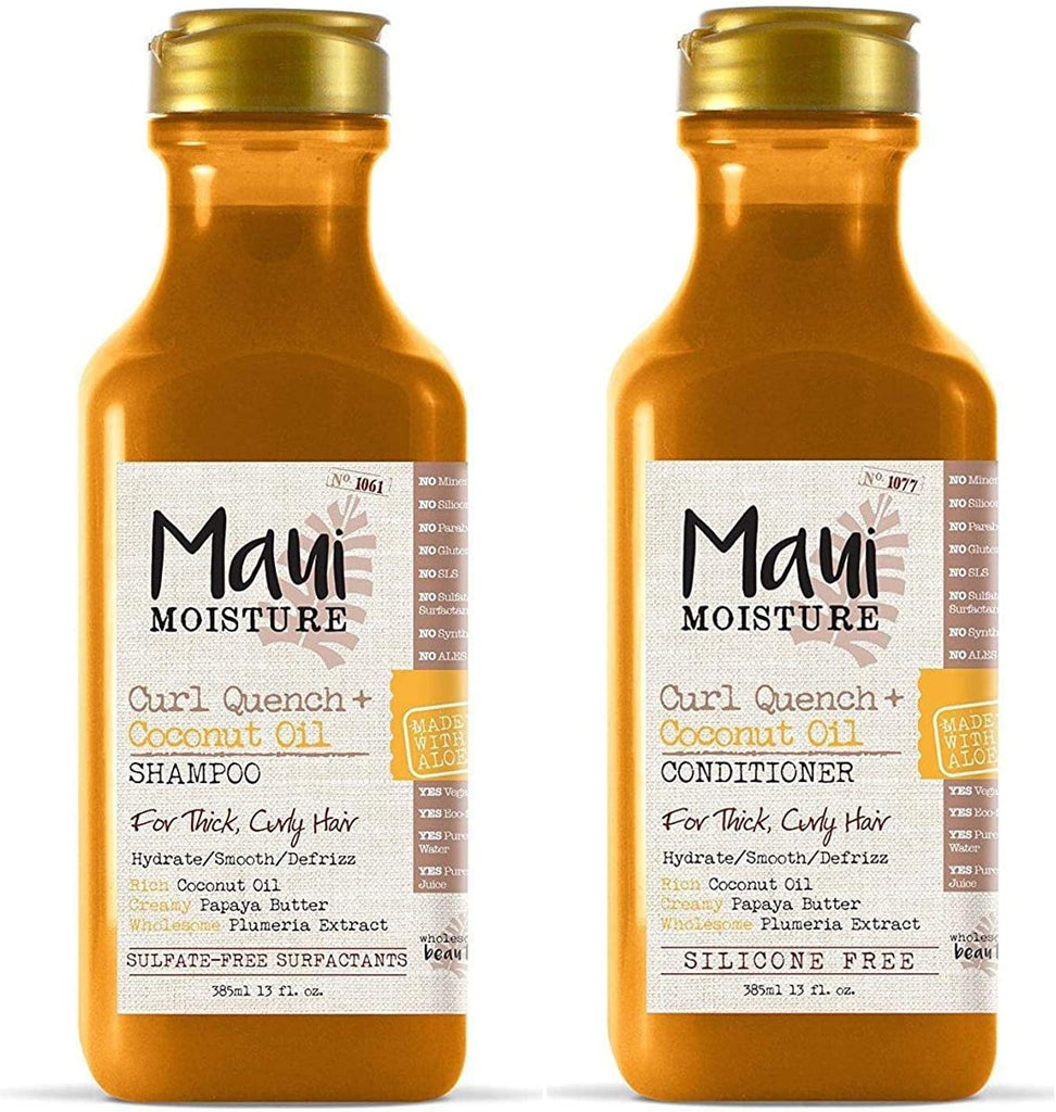 Maui Moisture Curl Quench plus Coconut Oil Shampoo and Conditioner 385ml each