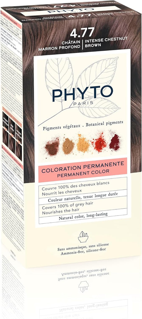 Phyto 4.77 Intense Chestnut with Phyto Colour 477 Castao Intense Brown