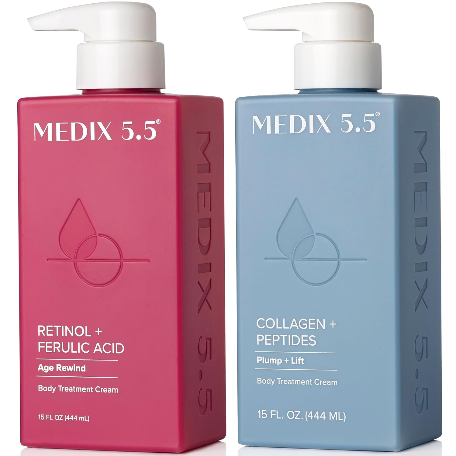 Medix 5.5 Retinol and Collagen Skin Care Set with Firming Body Lotion - 2PC Bundle