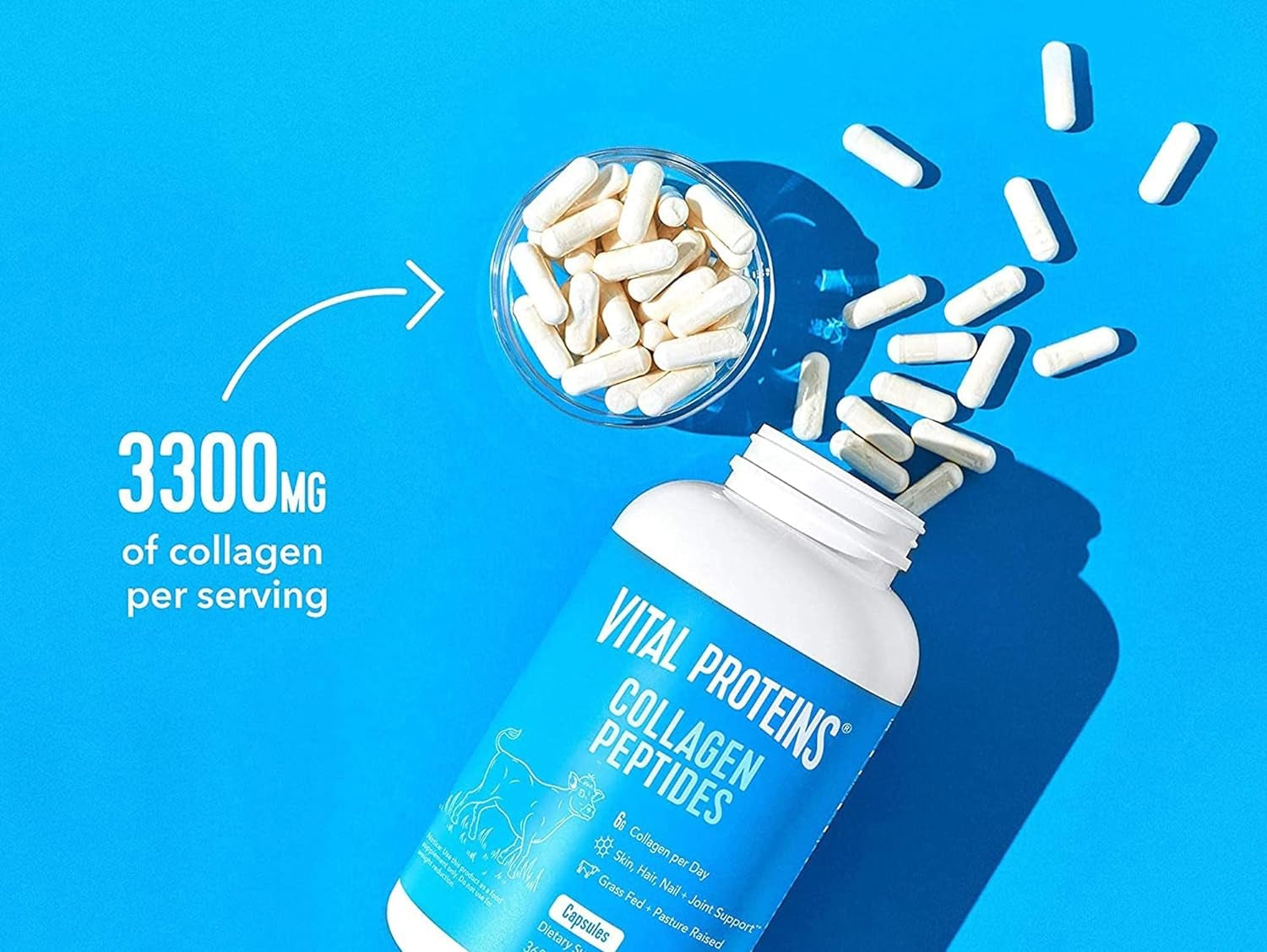 "360 Capsules of Vital Proteins Collagen for Healthy Hair & Skin"