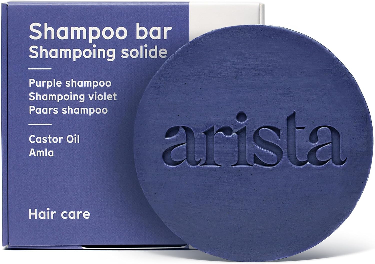 Arista Balancing Shampoo Bar | Solid Shampoo for Oily Hair| Sidr Fruit Powder, Jojoba & Yellow Clay Shampoo | Sulfate-free Shampoo Block | Eco-friendly Shampoo | Solid Shampoo