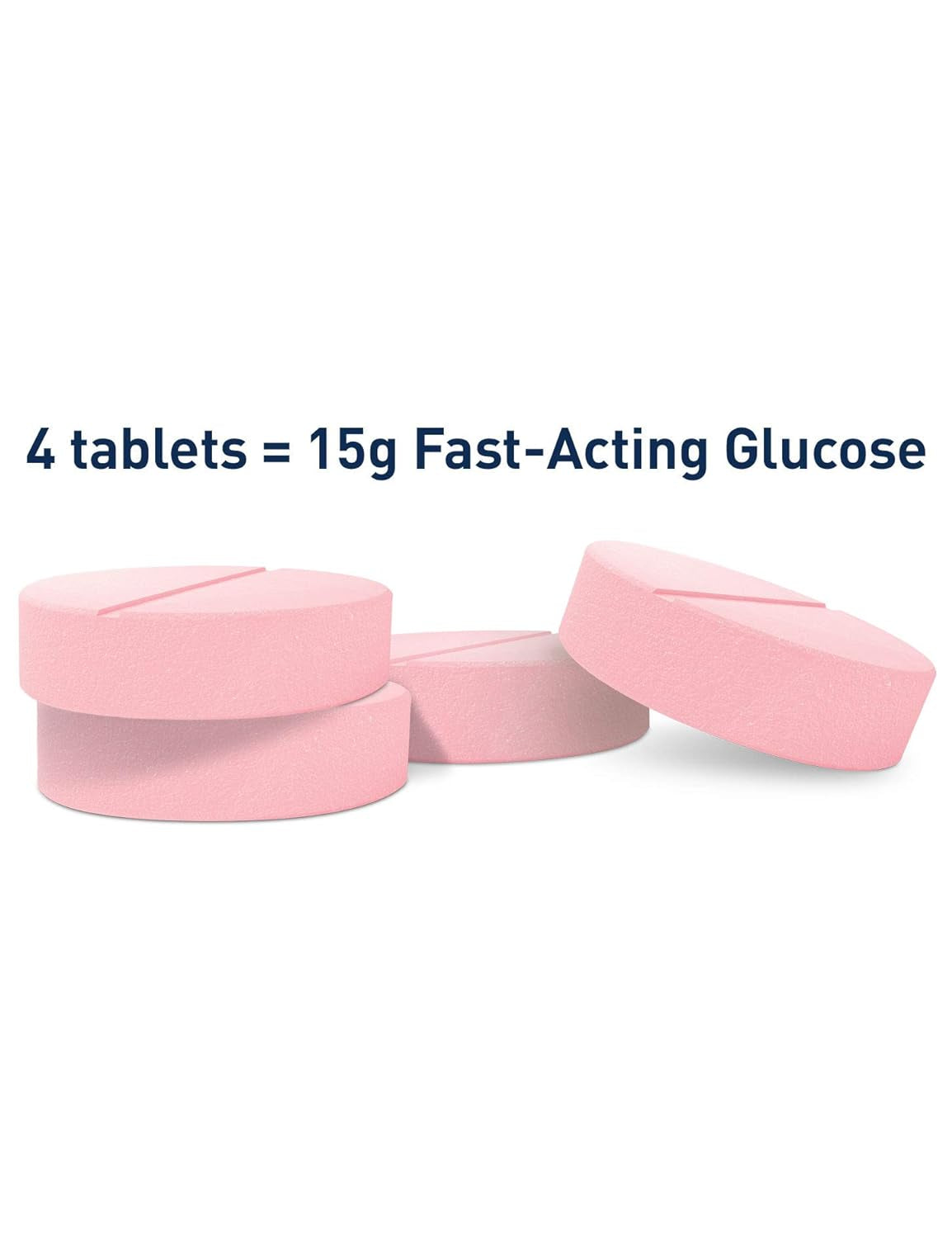 Trueplus® Glucose Tablets, Raspberry Flavor - 50Ct