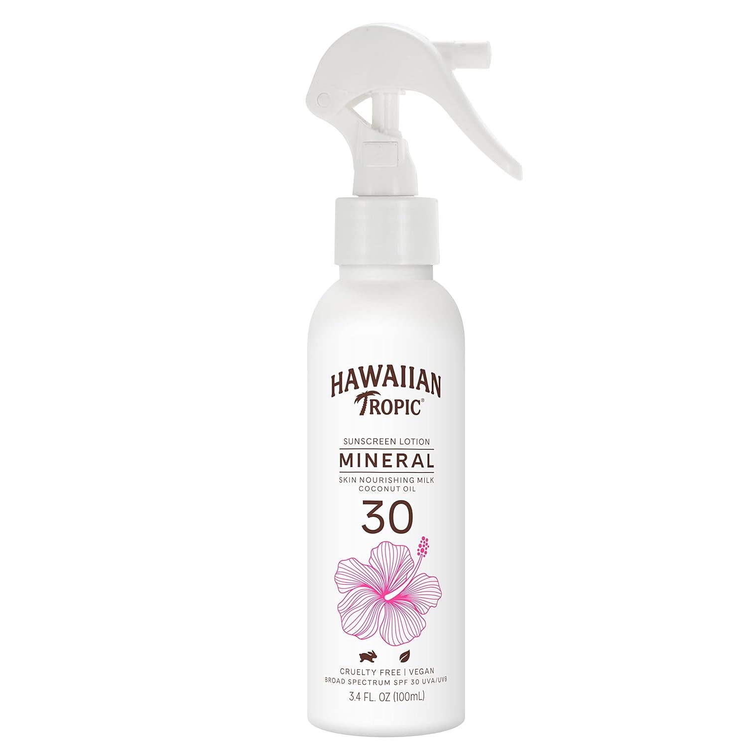 "Hawaiian Tropic Hydrating Mineral Sun Milk SPF 50 - Travel Size 3.4oz"