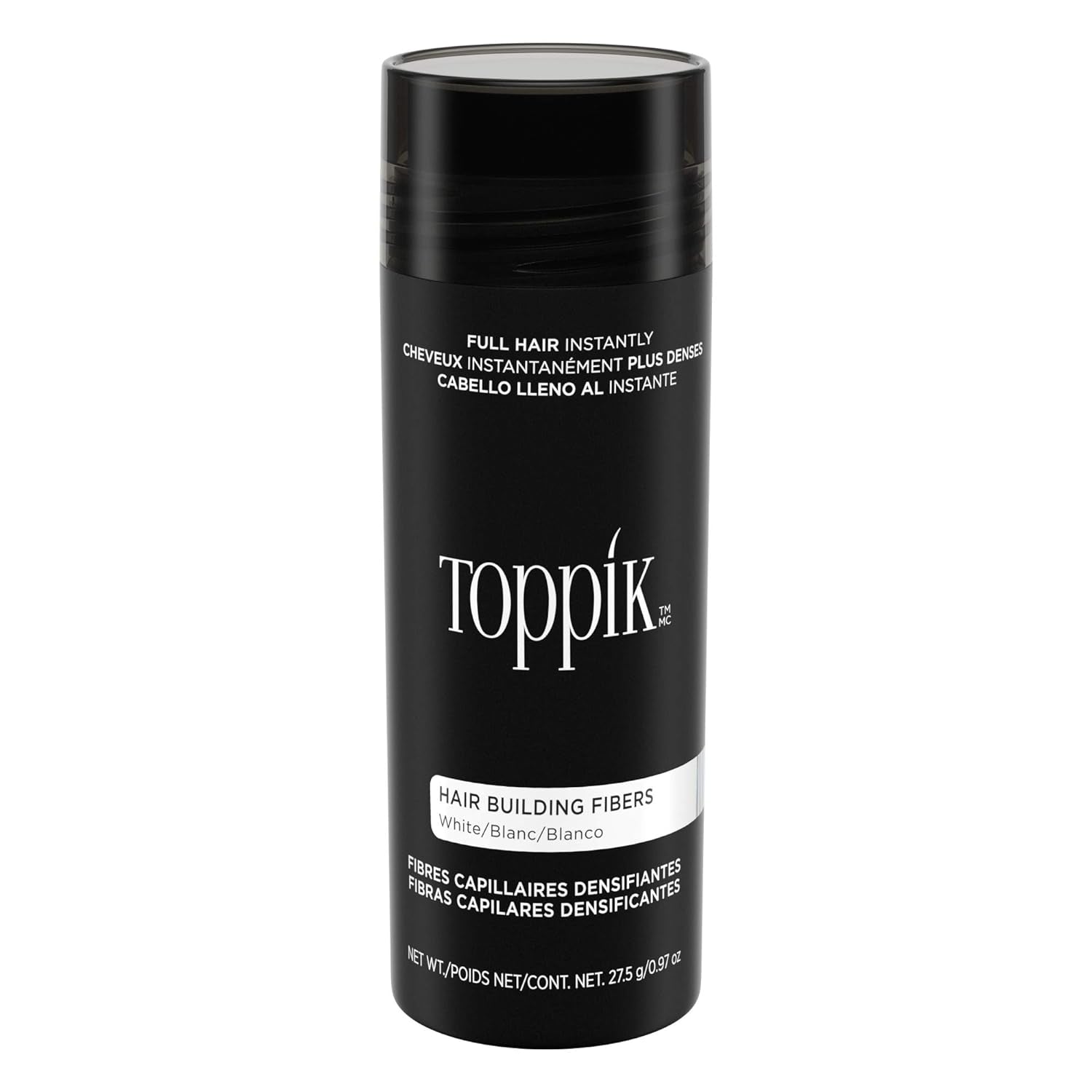 Toppik Hair Building Fibers, Dark Brown, 27.5G, Fill in Fine or Thinning Hair, Instantly Thicker, Fuller Looking Hair, 9 Shades for Men and Women , 0.97 Oz (Pack of 1)
