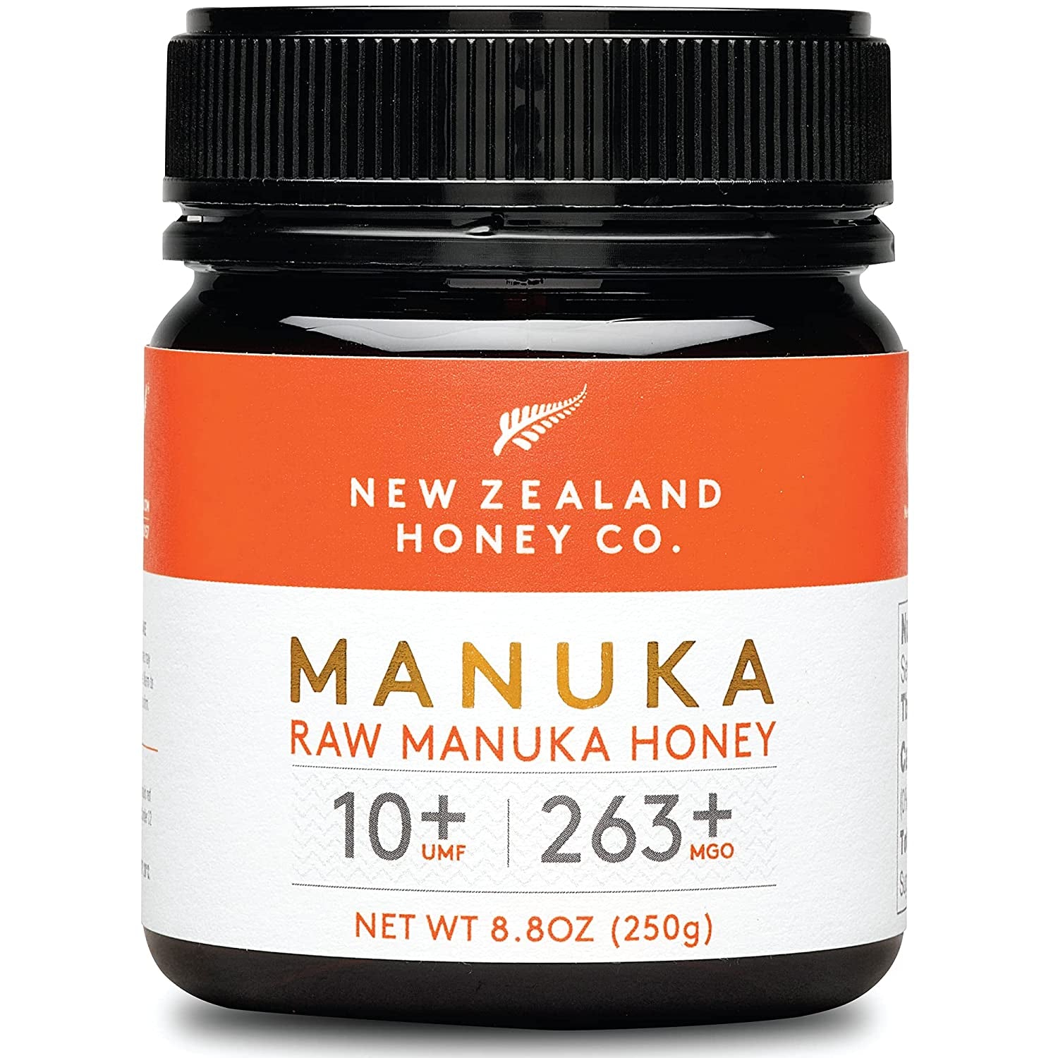 New Zealand Honey Co. Raw Manuka Honey UMF 10+ | MGO 263+, 8.8Oz / 250G