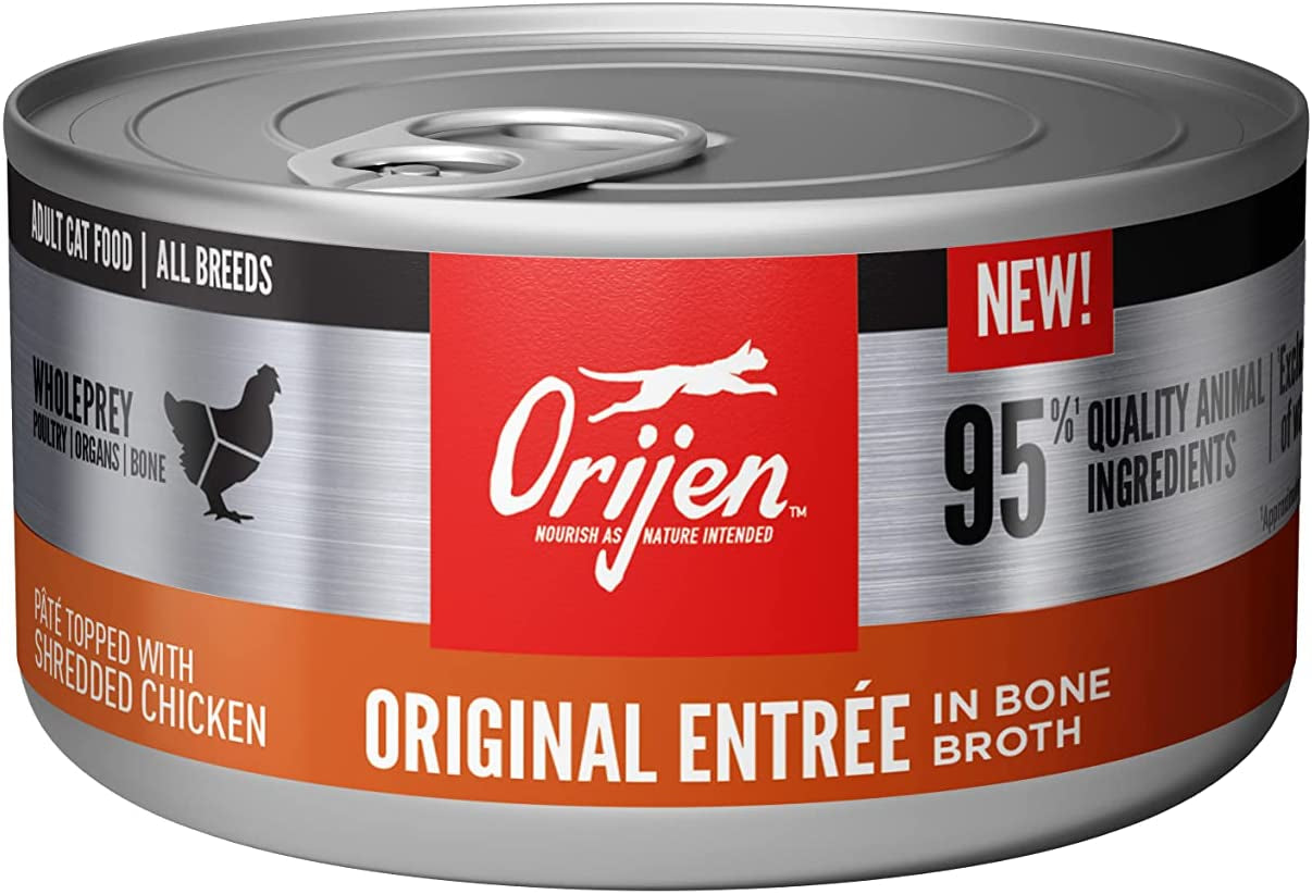 ORIJEN® Dry Original Cat Food Premium, High Protein, Fresh & Raw Animal Ingredients, 4Lb