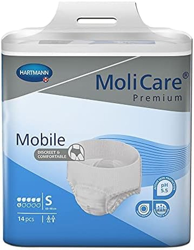 Molicare Premium Mobile Underwear, Small, Pack of 14