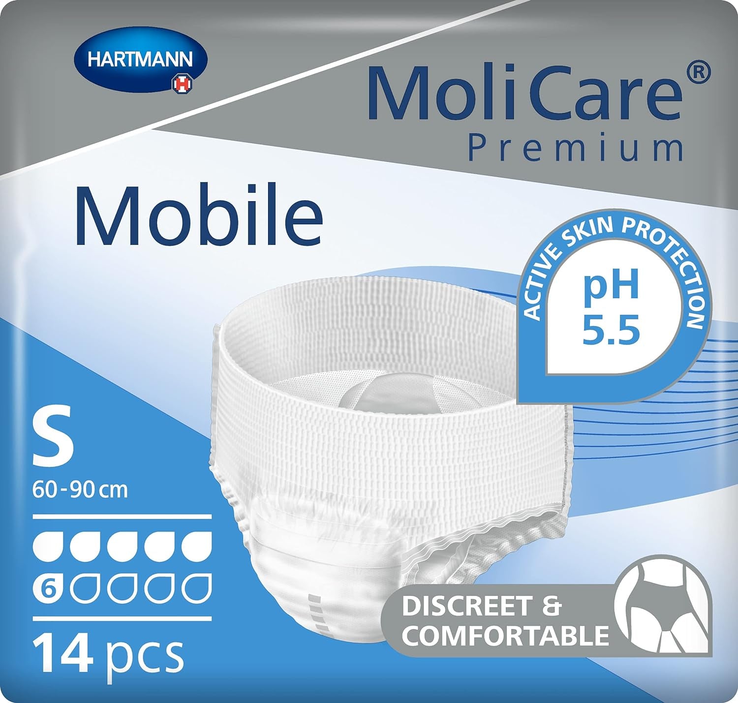 Molicare Premium Mobile Underwear, Small, Pack of 14