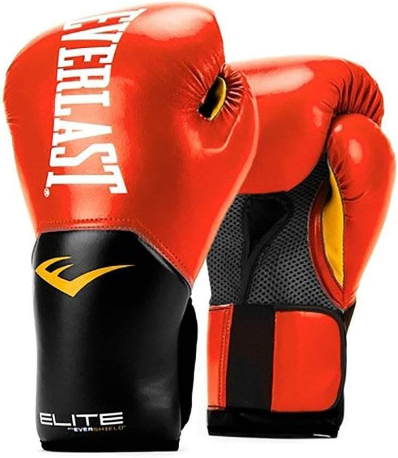 Everlast Elite Pro Style Training Gloves, Red, 16 Oz