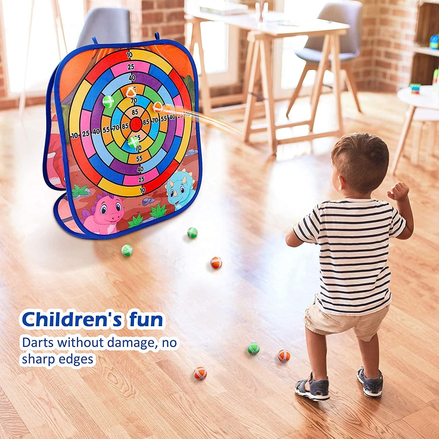 "Fun Animal Bean Bag Toss Game - Perfect Outdoor Party Toy for Kids! Ideal Gift for Boys' Birthdays or Christmas - Suitable for Toddlers Ages 3-6"