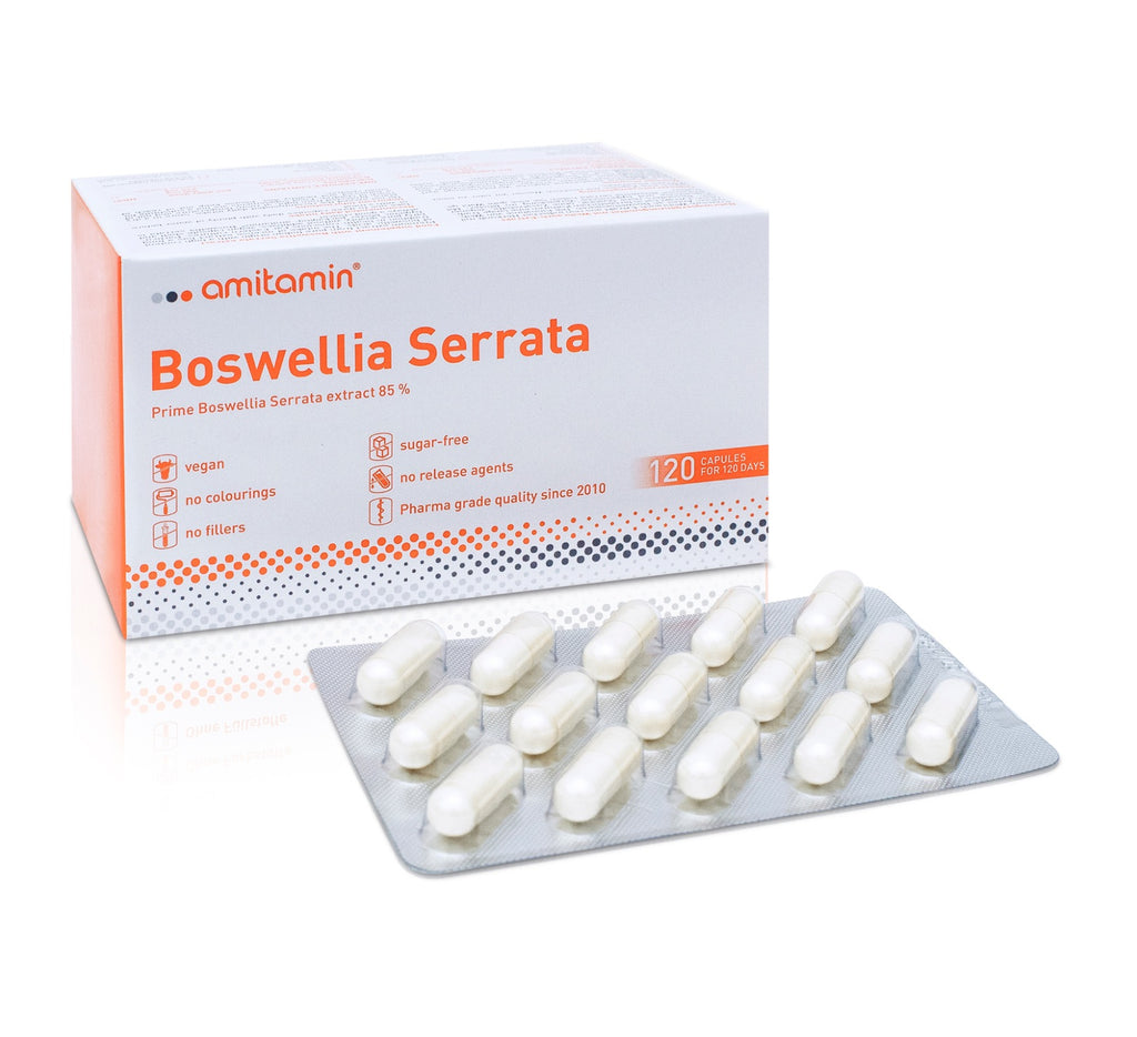 أميتامين® بوسويليا سيراتا - جودة نباتية بالكامل (توريد لمدة 120 يومًا)
