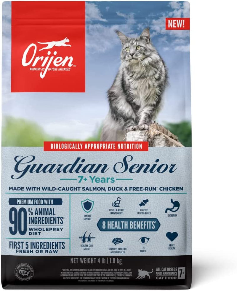 ORIJEN® Dry Original Cat Food Premium, High Protein, Fresh & Raw Animal Ingredients, 4Lb