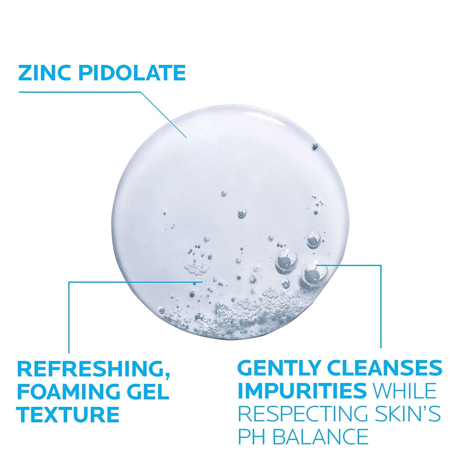 La Roche-Posay Effaclar Purifying Foaming Gel Cleanser for Oily Skin, Alcohol Free Acne Face Wash, Oil Absorbing Deep Pore Cleanser, Oil Free, Light Scent and Safe for Sensitive Skin - Free & Fast Delivery