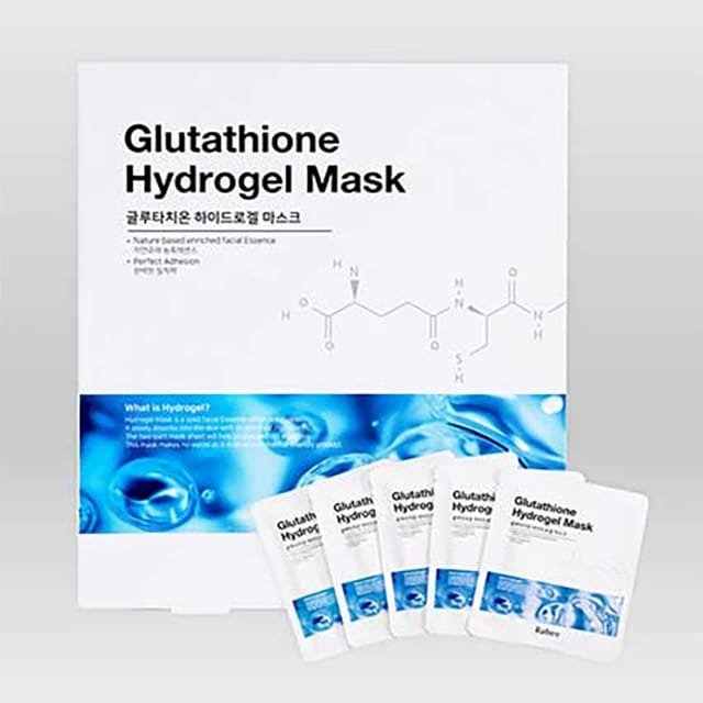 Glutathione brightening hydrogel face mask pack, Holio Care hydrogel face mask UAE