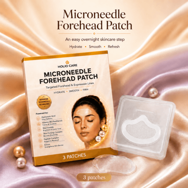 Holio Care microneedle forehead patch for expression lines, 3 patches — UAE